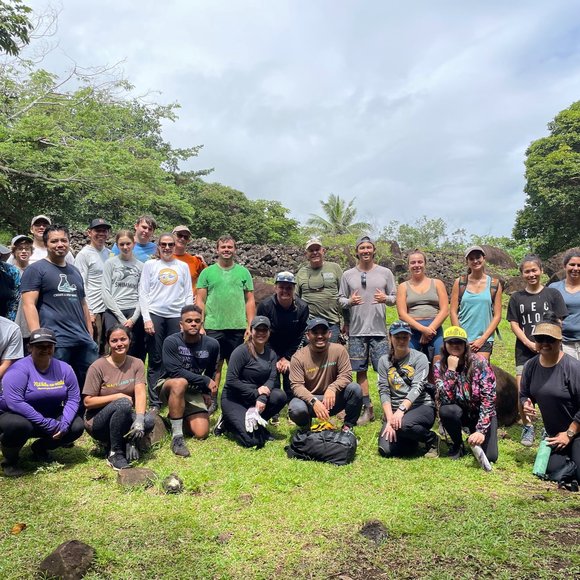 Church community outreach volunteers in Hawaii serving the local community through acts of compassion and service